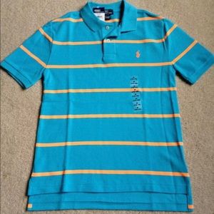 NWT Polo Ralph Lauren Boys Kids T-Shirt Size 4/4T Blue Orange